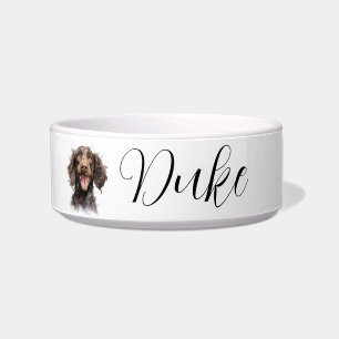 Écuelle Spaniel d'eau américain gibier d'eau