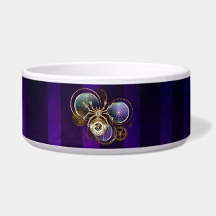 Écuelle Spider Steampunk sur Arrière - plan pourpre