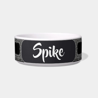 ÉCUELLE "SPIKE" PERSONNALISER 25 OZ. BOL POUR ANIMAUX EN C