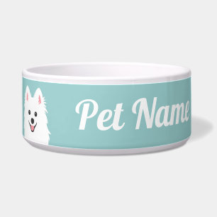 Écuelle Spitz Dog souriant personnalisable / Pomeranian
