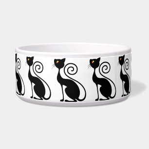 Écuelle Style Vintage Chat noir