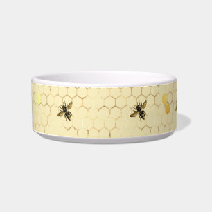 Écuelle Stylo Abeilles Jaunes d'or Honeycomb Animal