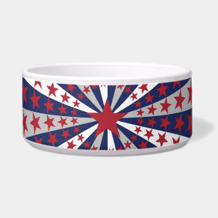 Écuelle Sunburst patriotique : Drapeau américain