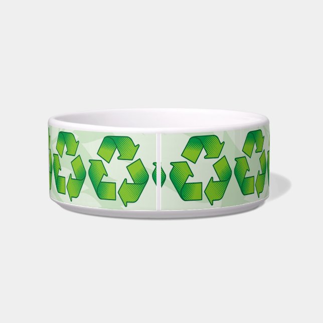 Écuelle Symbole de recyclage (Dos)