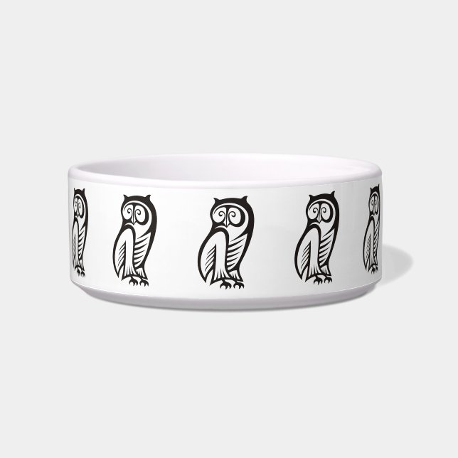 Écuelle Symbole hibou noir (Devant)