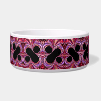 Écuelle Symbole rouge violet noir pourcent coloré Fractal