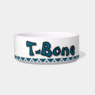 ÉCUELLE "T-BONE" - PERSONALIZED CERAMIC PET BOWL