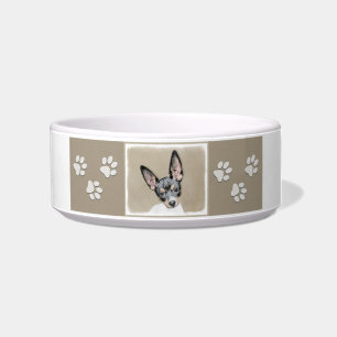 Écuelle Tableau Rat Terrier - Cute Original Chien Art
