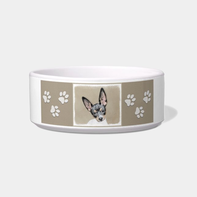 Écuelle Tableau Rat Terrier - Cute Original Chien Art (Droite)