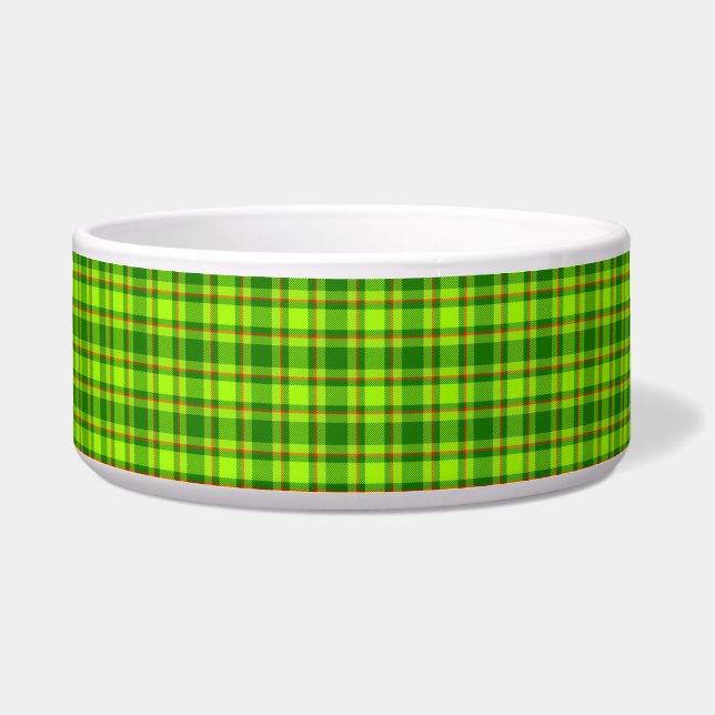 Écuelle Tartan rouge vert À damiers Motif plaid-55788 (Devant)