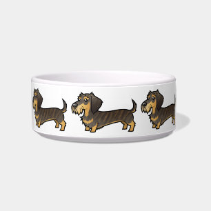 Écuelle Teckel de bande dessinée (wirehair)