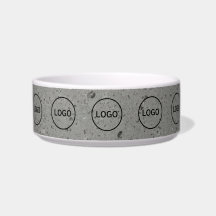 Terrazzo Stone Pattern Modern Ceramic Pet Bowl