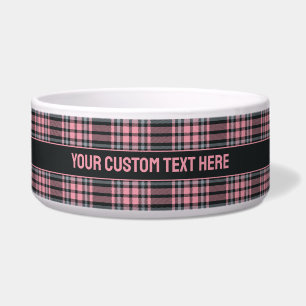 Écuelle Texte personnalisé / Motif Tartan