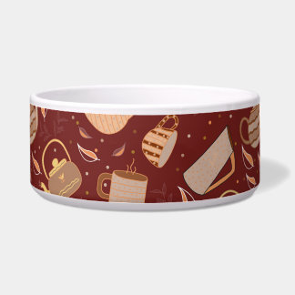 Écuelle Théière de l'heure du thé d'automne Mug Motif de f