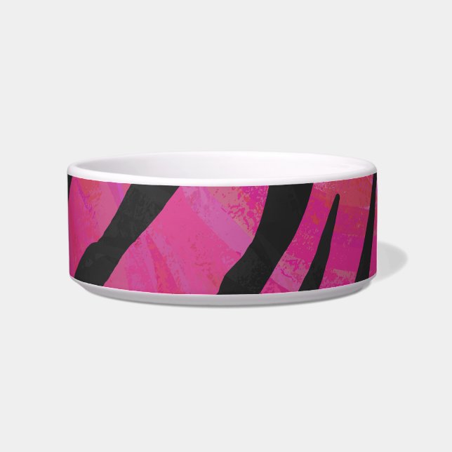 Écuelle Tiger rose chaud et noir (Droite)