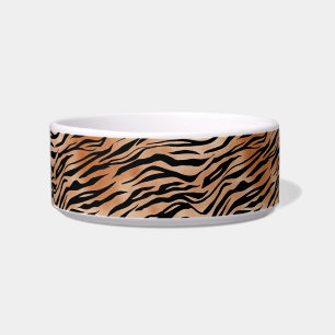 Écuelle Tigre orange noir