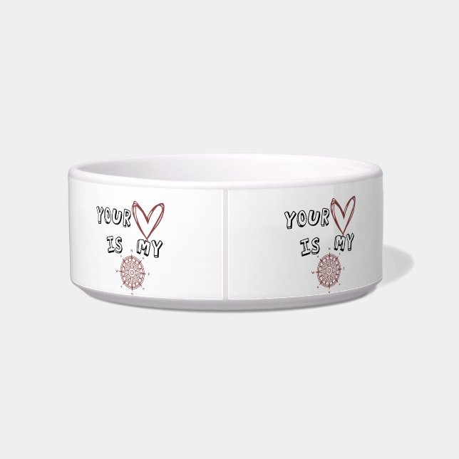 Écuelle Ton coeur est mon boussole (Dos)