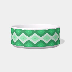 Écuelle Tons de motif diamant vert