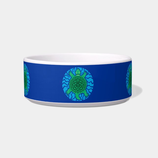 Écuelle Tortues marines, recyclage (Devant)