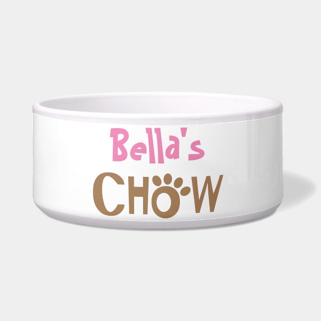 Écuelle Tout nom Chow (Devant)