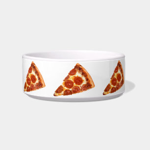 Écuelle tranche de pizza pepperoni classique de SlipperyJo