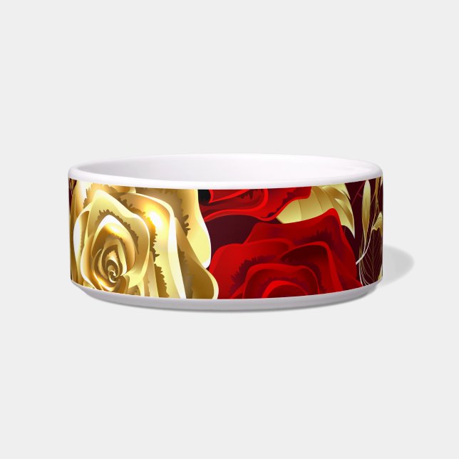 Écuelle Trois Roses de bijoux (Devant)