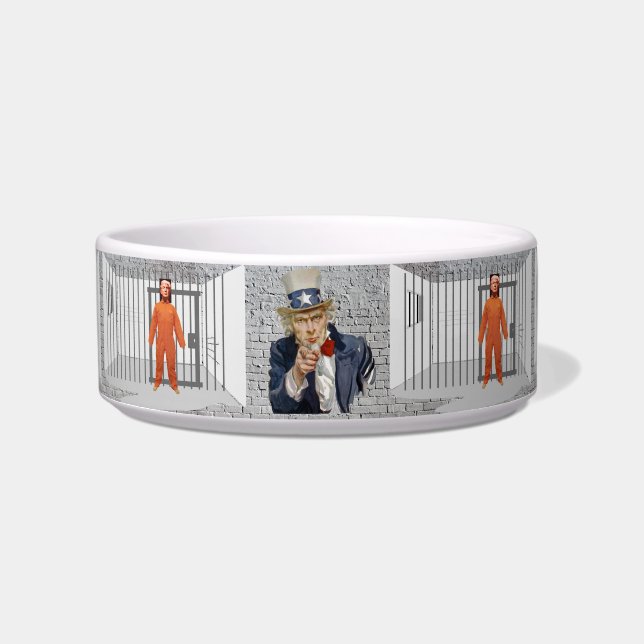 Écuelle Trump Prisoner Pet Bowl (Devant)