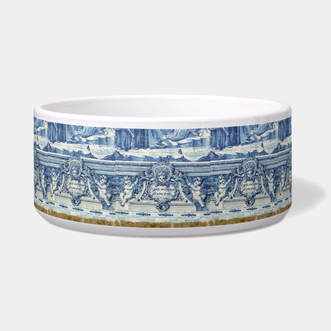 Écuelle Tuiles murales portugaises bleues et blanches avec (Devant)