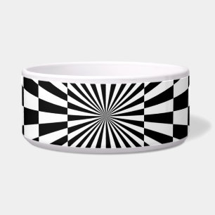 Écuelle tunnel d'échiquier d'illusion optique