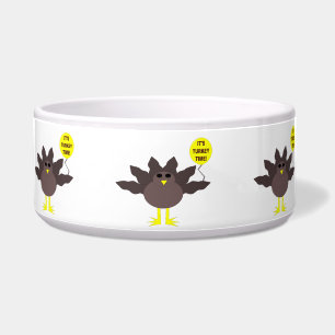 Écuelle Turquie Heure Thanksgiving Pet Bowl