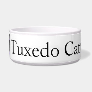 Écuelle Tuxedo Cat Cat Bowl