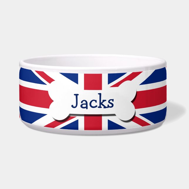 Écuelle Union Jack UK Personnalisé (Devant)