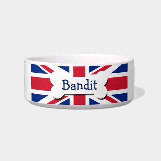 Écuelle Union Jack UK Personnalisé (Devant)