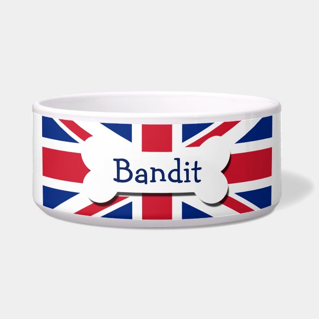 Écuelle Union Jack UK Personnalisé (Devant)
