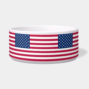 Écuelle USA Flag Pet Bowl