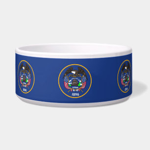 Écuelle Utah State Flag Pet Bowl
