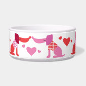 Écuelle Valentines Dog Bowl  (Gauche)