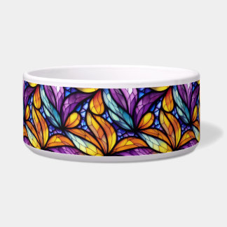 Écuelle Verre coloré floral : Conception colorée