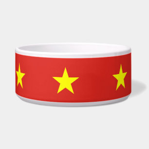 Écuelle Vietnam Flag Pet Bowl