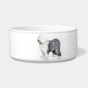 Écuelle Vieux chien de mouton anglais
