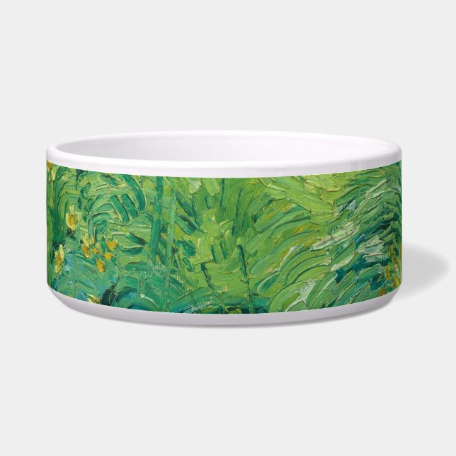 Écuelle Vincent Van Gogh peinture Champ de blé vert  (Devant)
