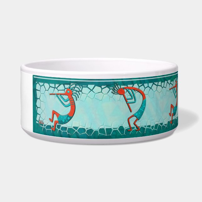 Écuelle Visitors Native Folk Art (Gauche)