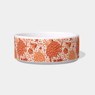 Écuelle William Morris Jacobean Floral, Coral Orange