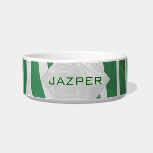 Écuelle Zebra Monogramme Vert et Blanc Impression