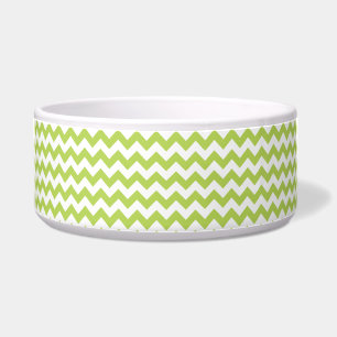 Écuelle Zigzag vert, Chevron vert, Motif Zigzag