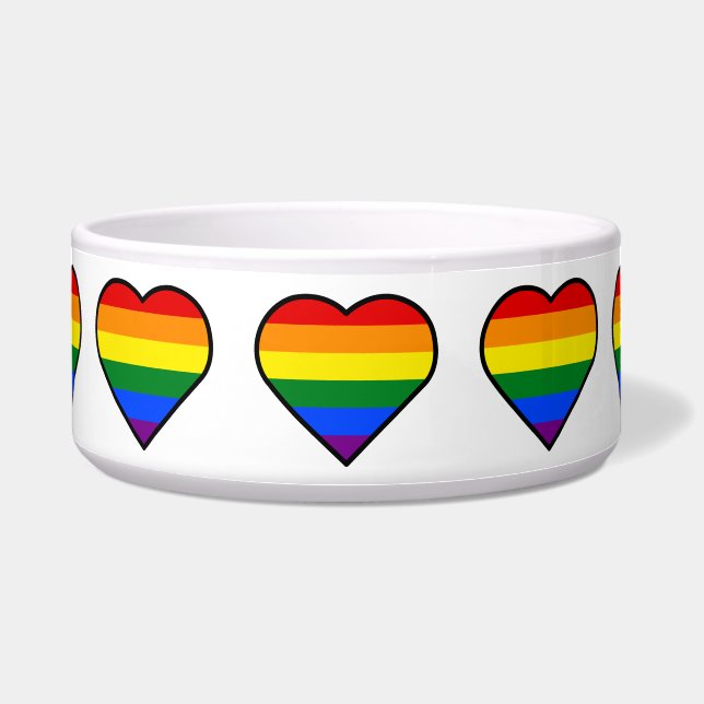 Écuelles pour animaux PRIDE HEART (Devant)