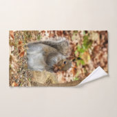 Écureuil affamé (Serviette à main)
