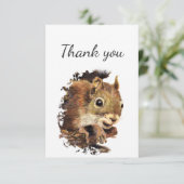 Écureuil Animal Curieux Petit Mignon Merci (Debout devant)