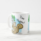 Écureuil Arbre Hugger Mug (Devant gauche)