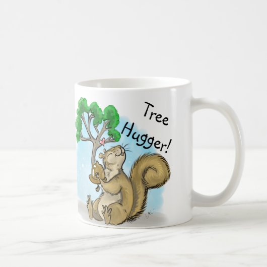 Écureuil Arbre Hugger Mug (Droite)